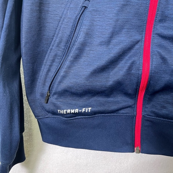 Nike KD Kevin Durant Therma Fit Fleece Jacket Mens L Basketball Hooded 2402 - Picture 2 of 9